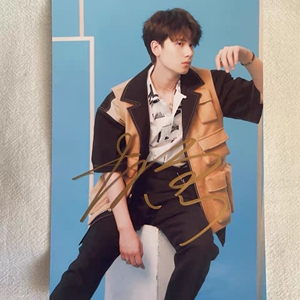 00九台心花淘宝胡先煦亲笔签名照片满5送12020棋魂6寸胡先煦签名照