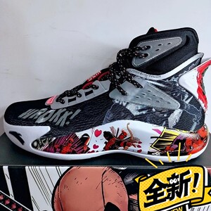 安踏kt6死侍联名款,全新双11买来一直没舍得穿,现在得物都