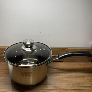 全新好厨味 不锈钢奶锅,304不锈钢18cm直径不粘锅,牛奶