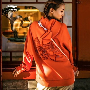 中国李宁联名故宫宝蕴楼系列盘扣刺绣卫衣