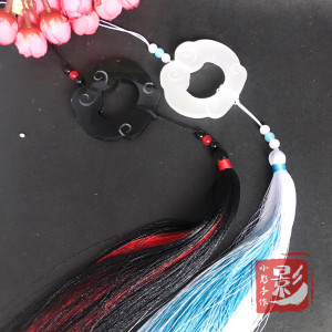 900人付款淘宝魔道祖师周边 清心铃 忘羡铃铛 腰佩宫铃挂件 魏无羡蓝