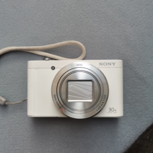 索尼wx500数码相机卡片机,象牙白,1820万像素,30倍