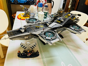 复仇者联盟神盾局航母积木兼容乐高积木,非乐高.已拼装.长度8