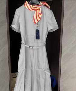 海航国际灰制服 ,全新没有吊牌 ,保正品不带腰带