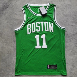 nba欧文球衣绿色