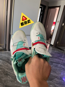 aj33郭艾伦配色,44码,当初加价买的,穿的有点小,现在毒