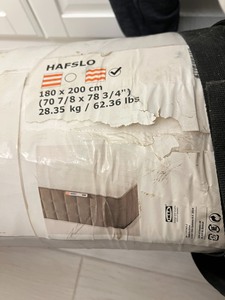 宜家哈斯洛床垫（可清洗）HAFSLO海绵弹簧床垫IKEA席梦