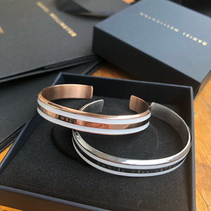 新款宽版dw手镯专柜全套包装丹尼尔情侣男女