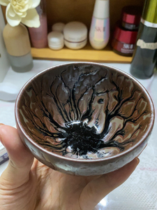 建盏九龙盏,厦门五百六买的,曹斌手制,有证书,出了换钱,懂货