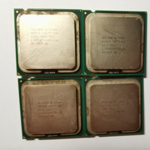 intel e7500,联想拆机 cpu,一共4个,图中是单
