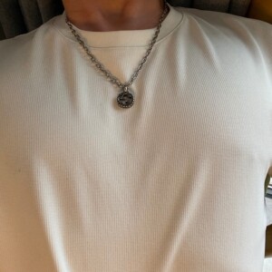 gucci古驰古奇双g纯银项链,代购版,不是通货版本,男女都