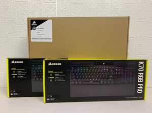 美商海盗船K70PRO红轴机械键盘电竞游戏键盘K70 RGB