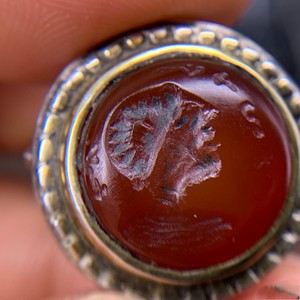 节后鱼生#萨珊印章戒指内圈20 守护神