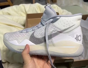 kd12杜兰特太极阴阳灰白 少量现货 全新99新9成新95新