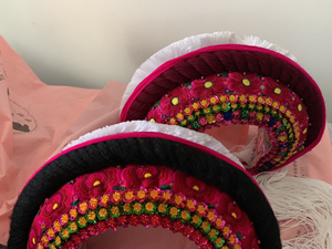 云南大理白族金花头饰包头风花雪月头饰包头传统正宗少数民族白族