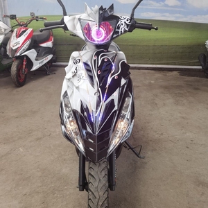 可改装鬼火摩托车整车125踏板燃油助力幽灵暴走星空战速男女款