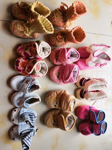 宝宝鞋子婴儿鞋子棉鞋冬鞋毛线鞋学步鞋宝宝长的很快，穿一两次就