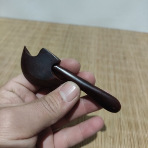 保真印度小叶紫檀红木斧子钥匙链吊坠