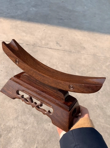 实木宝剑实木架红木雕刻宝刀架兵器架剑托摆件武士刀架