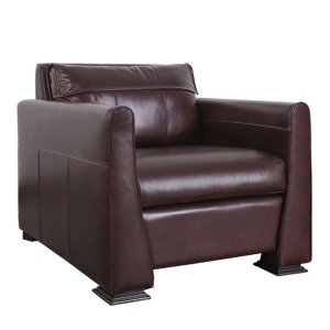 真皮硬沙发三人