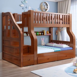 特价二手闲置 全实木高低床上下床双层床大人多功能母子儿童床上