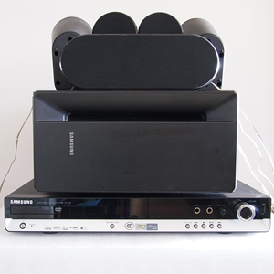 三星dvd功放一体家庭影院组合音响成色不错见图 主机无遥控器