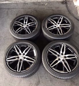 本田雅阁十代半 原厂拆车18寸轮毂带降噪块 横滨轮胎235