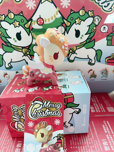 tokidoki独角兽盲盒,2018泡泡玛特合作款圣诞热款