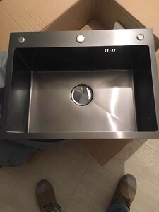 九牧手工洗菜盆双槽