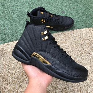 aj12新黑金 air jordan 12"black t