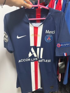 大巴黎1920赛季欧冠决赛主场内马尔更衣室版球衣全新支持