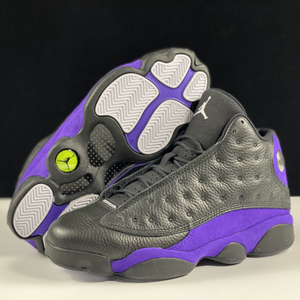 aj13黑紫 原厂3d真猫眼