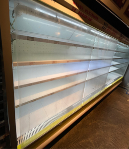 分体式冷藏风幕柜,保鲜柜,串串柜,风冷柜,带喷雾加湿,四米长