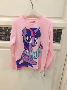 小马宝莉童装,长袖套装,标签都在,自提西北角