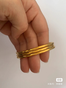 张万福实心金手镯,999.99的