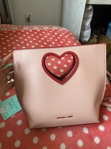 情人节款小ck女士爱心手提单肩包