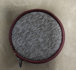 瑞士胡椒盐布料remake零钱包,布料拆解自瑞士原品防毒面具