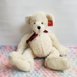 russ大泰迪熊毛绒玩具公仔,手绣鼻子手带磁铁  屁股有颗粒