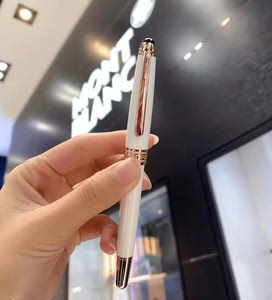 万宝龙勃朗峰钢笔墨水笔镀金女士经典款