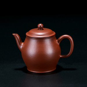 160ml瓮形虎兰堂顾婕君纯全手工原矿家藏朱泥大红袍工夫茶紫砂壶