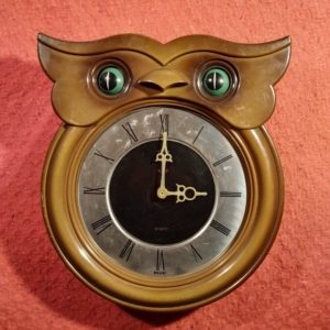 北极星猫头鹰挂钟