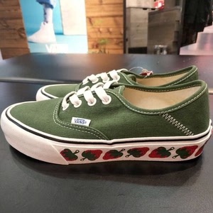 vans牛油果绿小草莓板鞋 有原盒,图片为实拍 size35