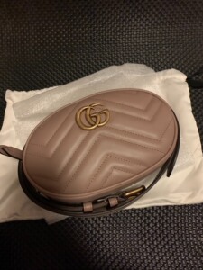 gucci奶茶色小号腰包85cm 全新有防尘袋就一只 如图在