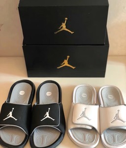 飞人乔6男拖鞋aj潮牌休闲一字拖学生篮球凉拖乔六魔术贴运动拖