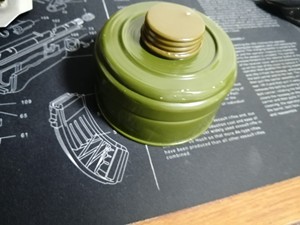 苏联防毒面具gp5滤毒罐 未使用