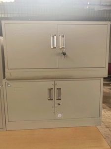 单层铁皮柜文件柜矮柜办公带锁储物资料档案柜凭证柜防鼠家用