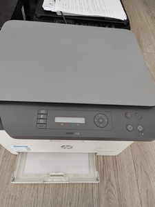 惠普178nw彩色无线激光打印机,橙色99新,去年买的,收据