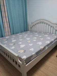 出床,床加床垫.美乐乐韩式风格公主实木床,尺寸1.8&2.