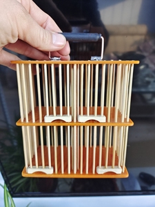 独立开门4格蝈蝈笼,户外抓蝈蝈神器