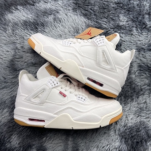 aj4 李维斯 白 全码